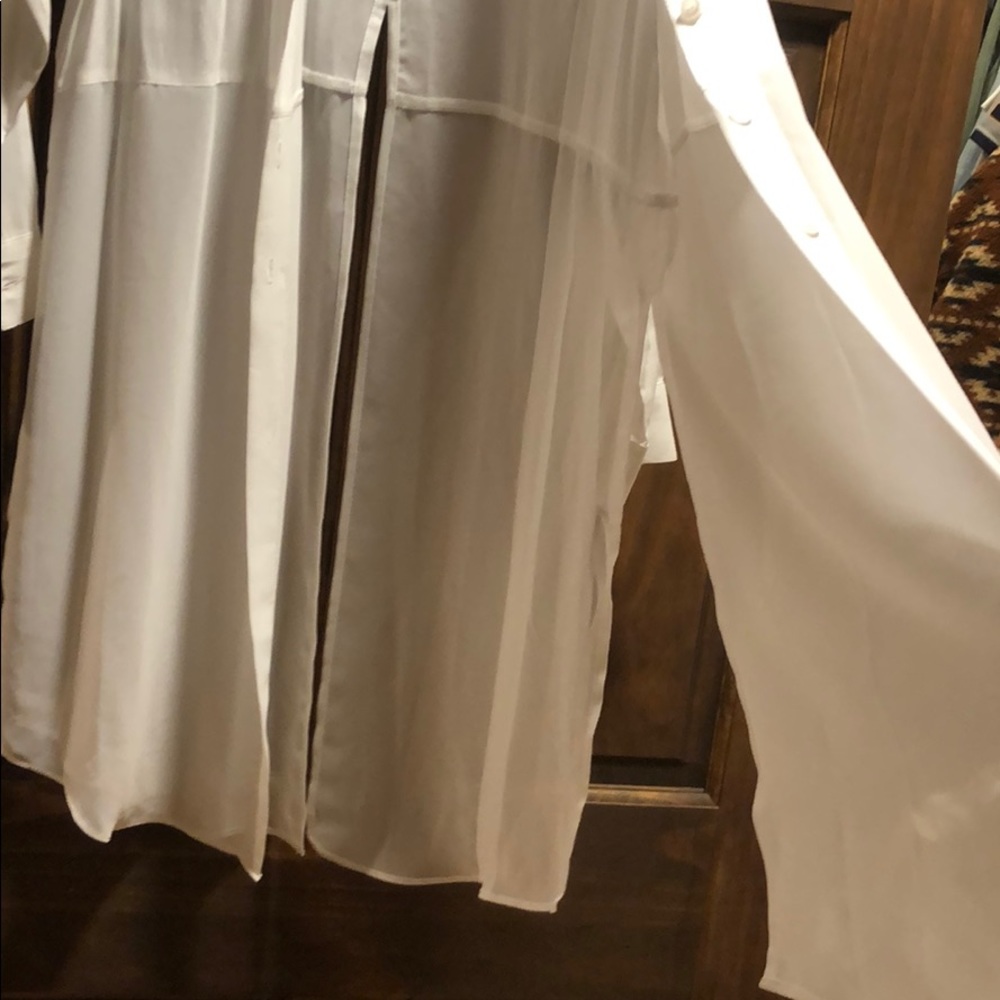 Long  split blouse - Picture 5 of 5